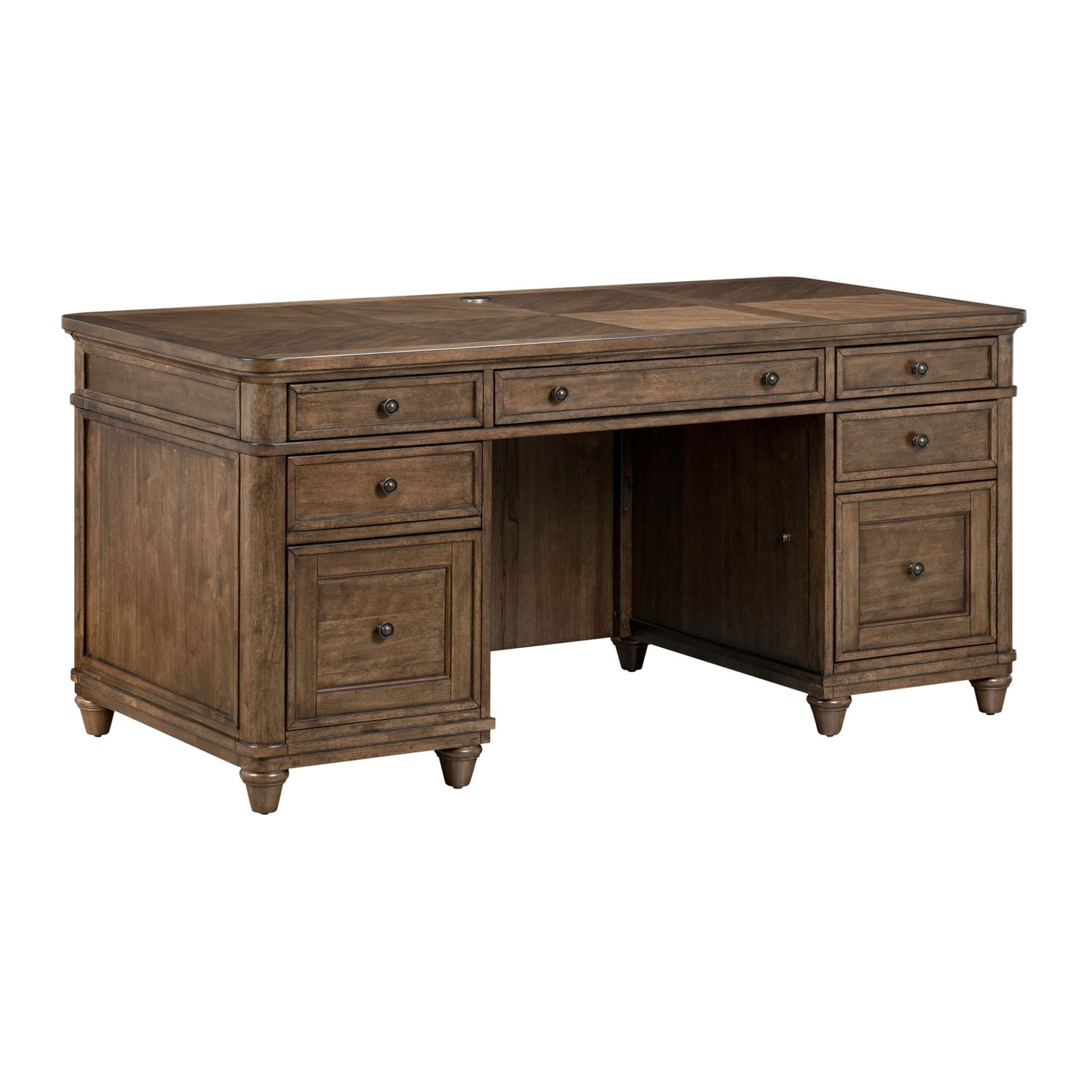 Double-Pedestal Jr. Executive Desk