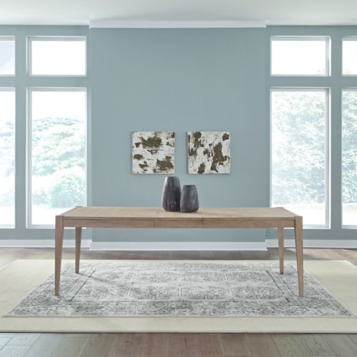 Contemporary 74 - 92" Rectangular Dining Table