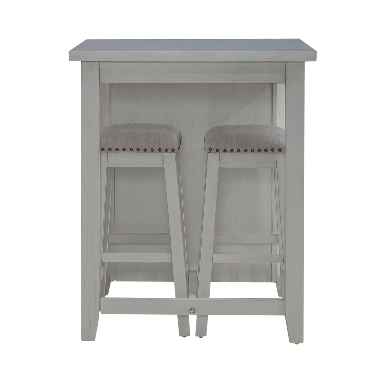 East Brooke Brook Creek 3-Piece Counter Set - White