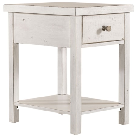 Drawer Chair Side Table
