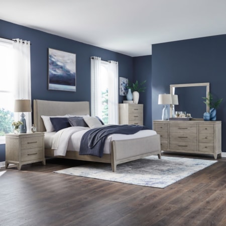 5-Piece Queen Upholstered Bedroom Set