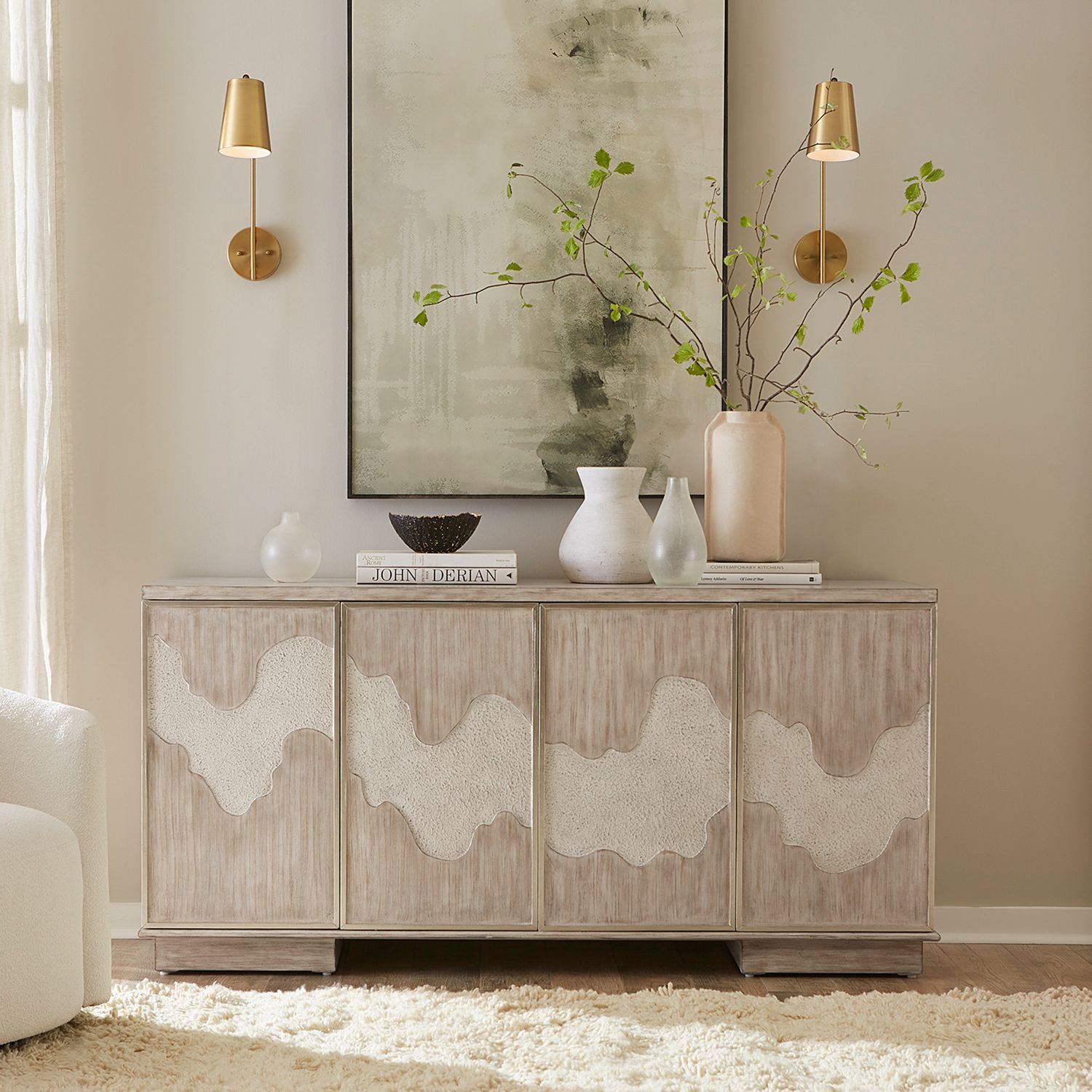 Liberty Furniture Terrace 4-Door Accent Cabinet