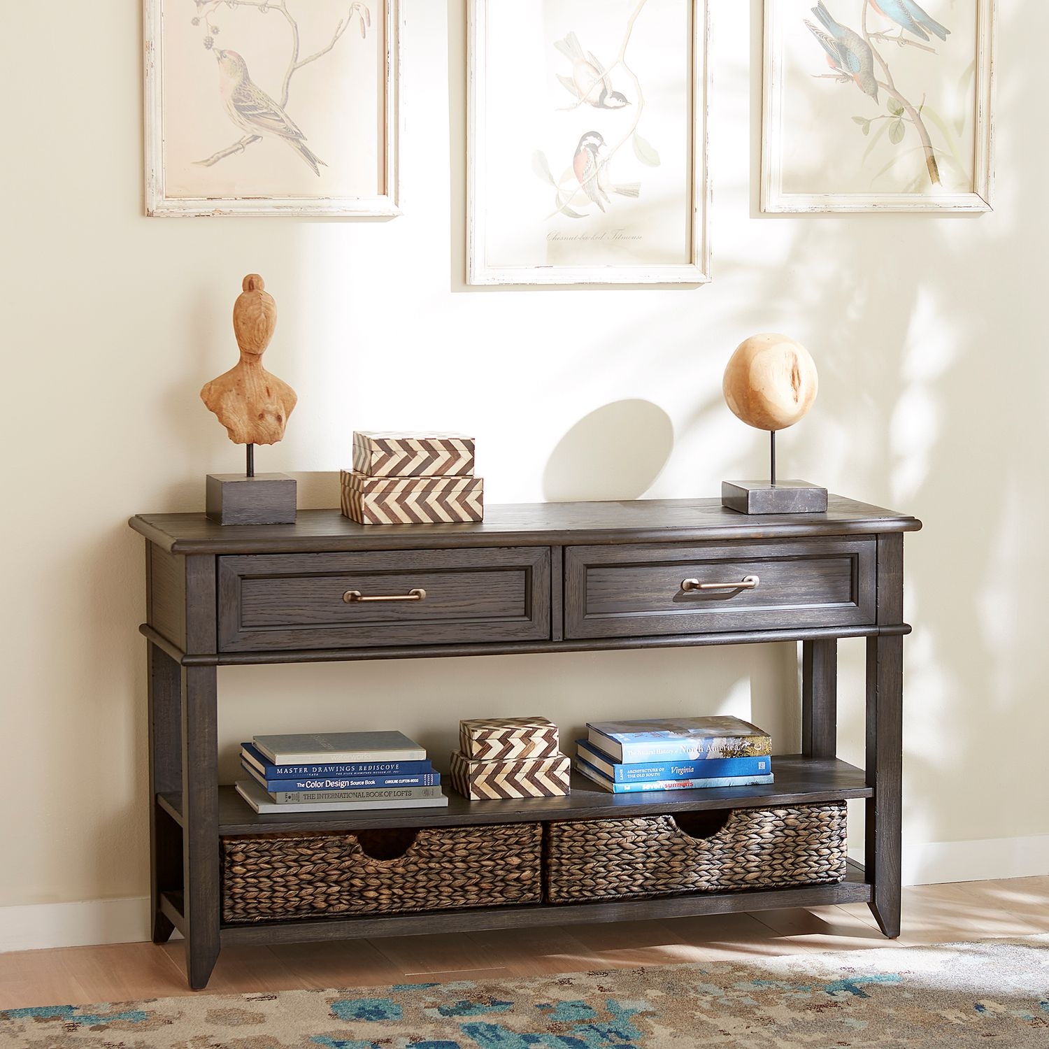 Liberty Furniture Mill Creek Two-Drawer Sofa