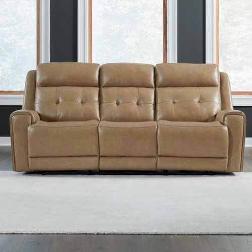 Casual Power Reclining Sofa with USB Ports