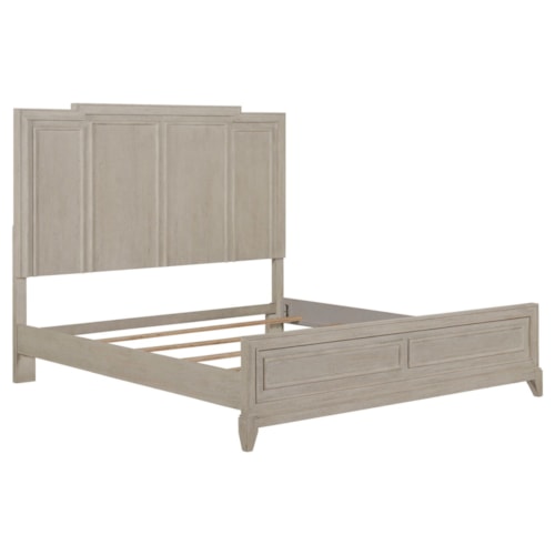 Transitional California King Panel Bed