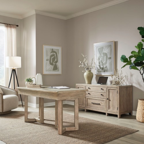 Transitional 2-Piece Desk Set