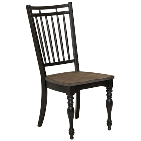 Spindle Back Side Chair (RTA)