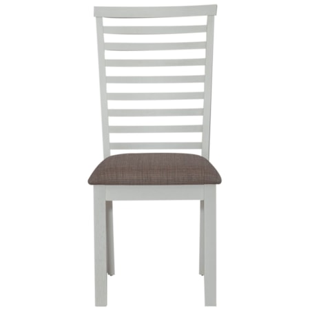 Upholstered Ladder Back Side Chair