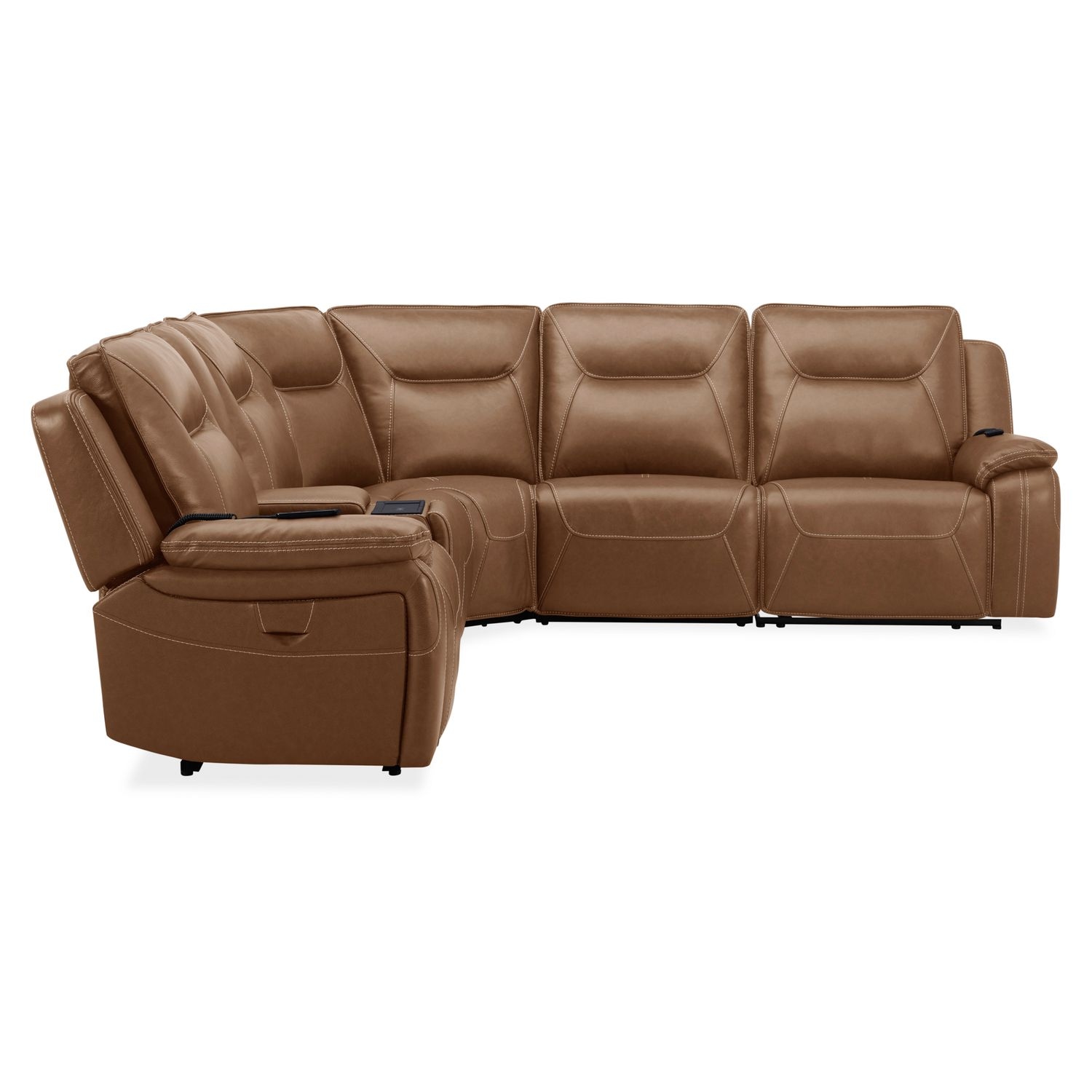 6-Piece Power Recliner Sectional Sofa
