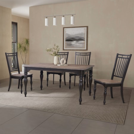 Opt 5 Piece Leg Table Set