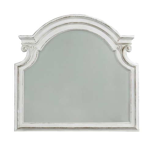 Traditional Arched Landscape Dresser Mirror