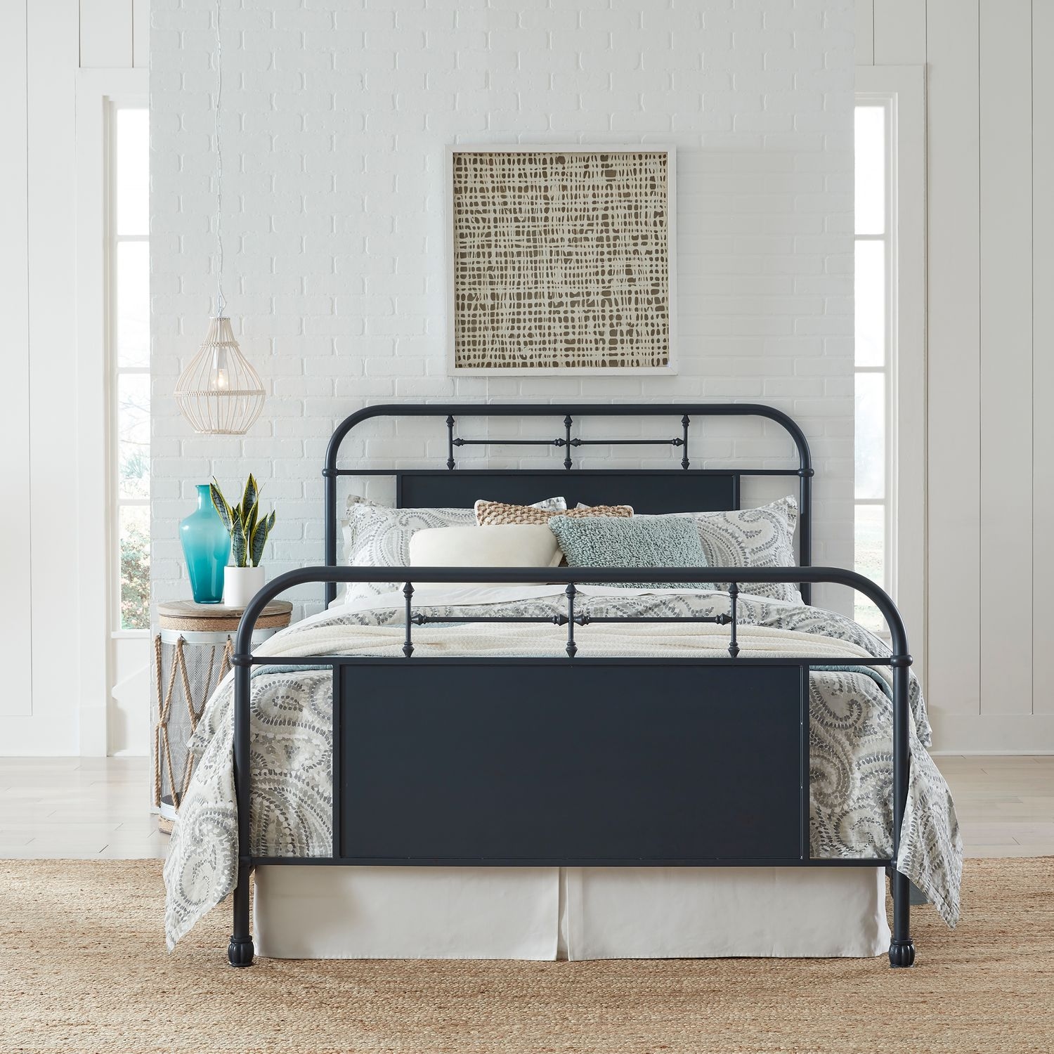 Liberty Furniture Vintage Series Queen Metal Bed