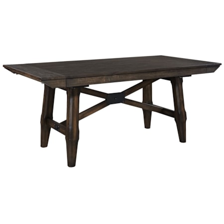 5 Piece Trestle Table Set