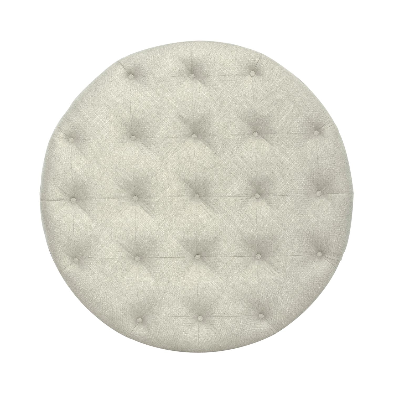 Round Cocktail Ottoman