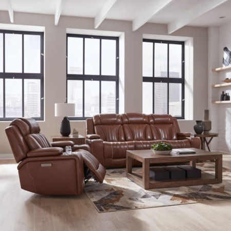 2-pc. Power Reclining Sofa & Chair Set