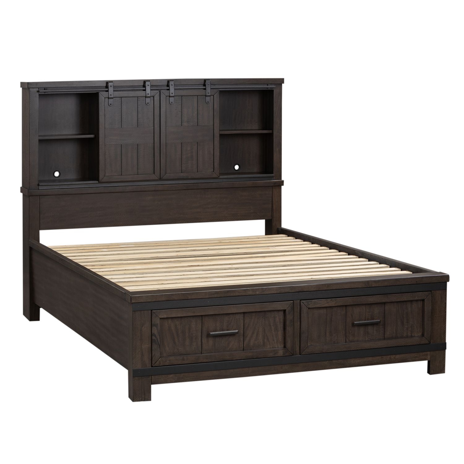 Liberty Furniture Thornwood Hills King Bookcase Bed