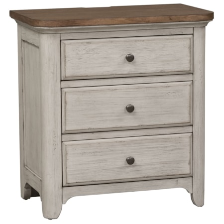 3-Drawer Night Stand