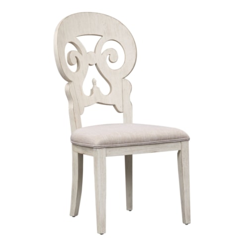 Farmhouse Reimagined Splat Back Side Chair