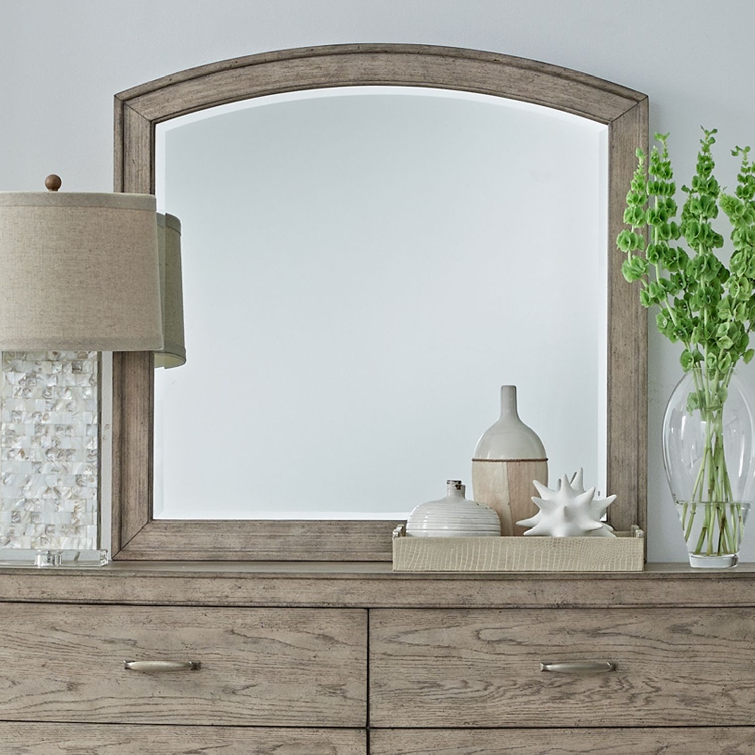 Liberty Furniture Avalon Arched Dresser Mirror