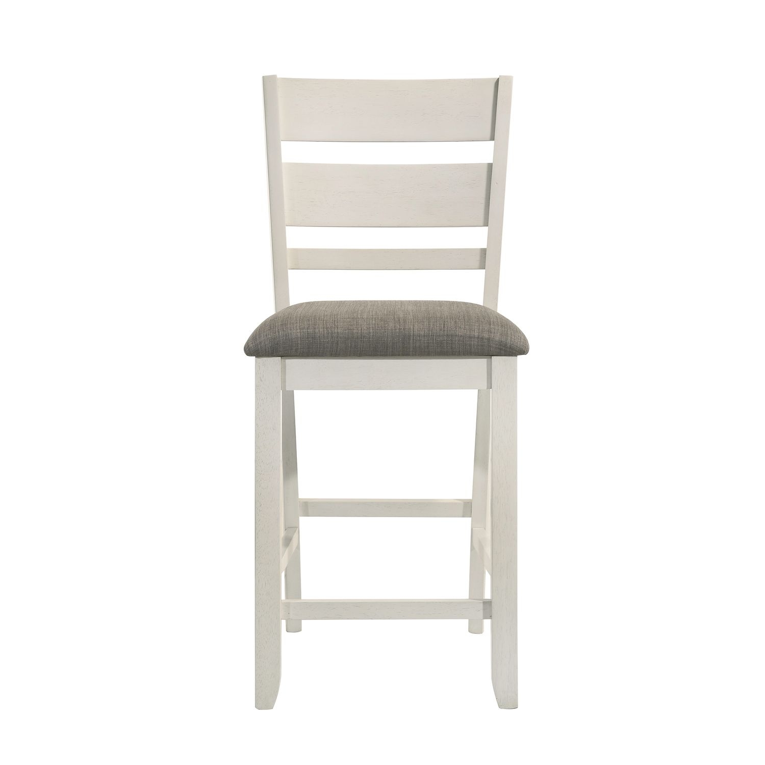 Slat Back Upholstered Counter Chair