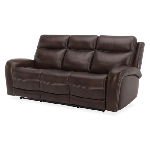 Casual Leather Zero Gravity Power Reclining Sofa
