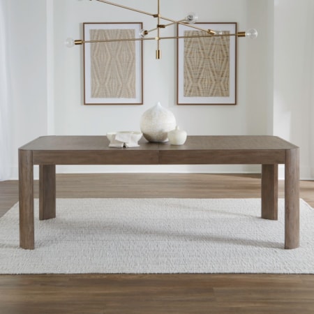 Adjustable Rectangular Dining Table