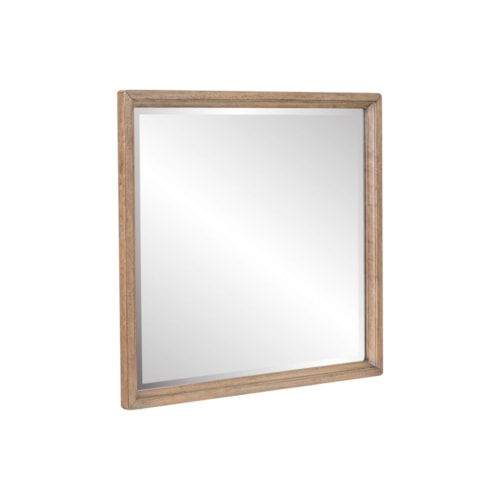 Transitional Landscape Beveled-Edge Dresser Mirror