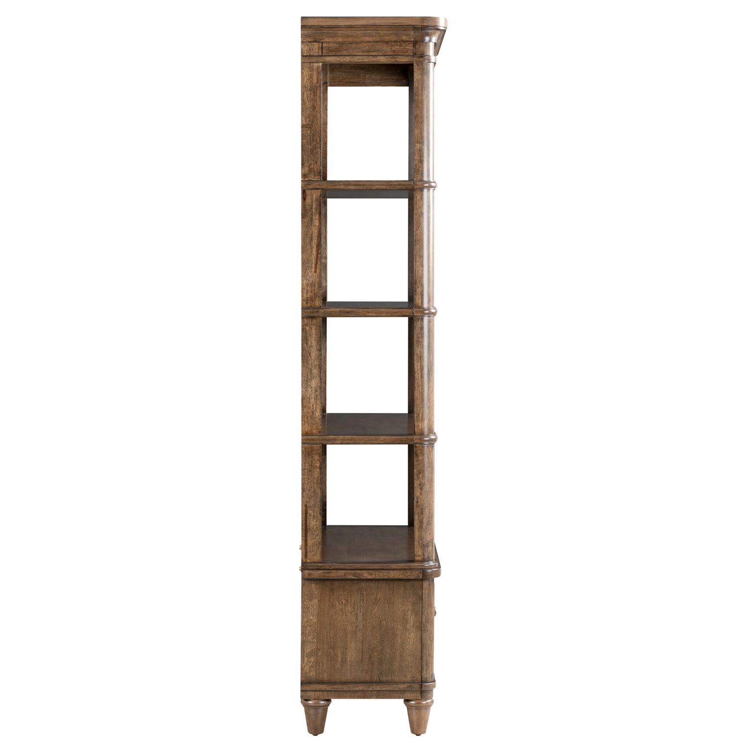 Three-Shelf Bookcase w/Storage Drawer
