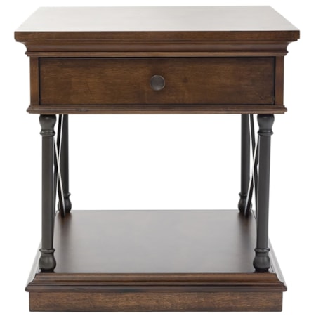 Drawer End Table