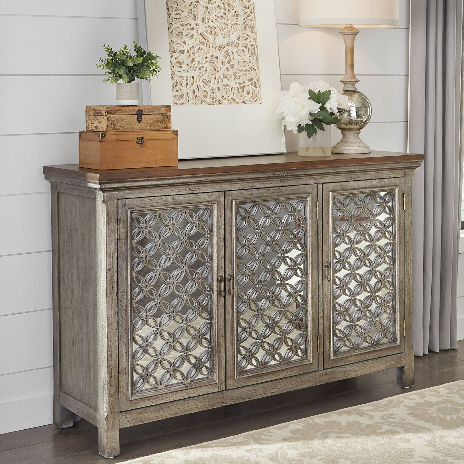 Liberty Furniture Westridge 3-Door Accent Cabinet