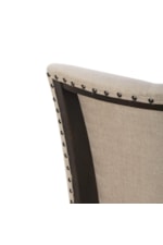 Liberty Furniture Americana Farmhouse Transitional Upholstered Sheltered Side Chair