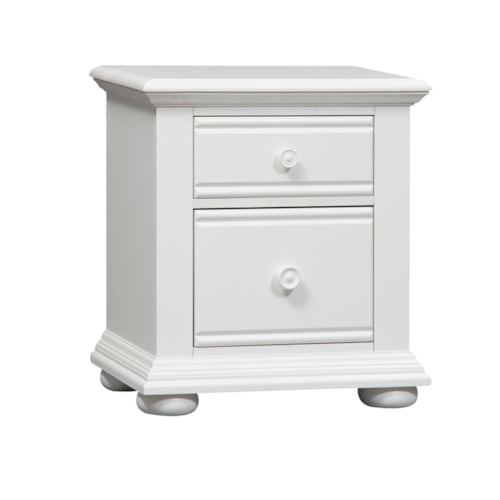 Cottage 2-Drawer Nightstand with Dovetail Construction