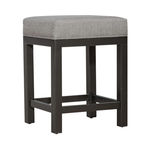Contemporary 3-Piece Upholstered Console Stool Set