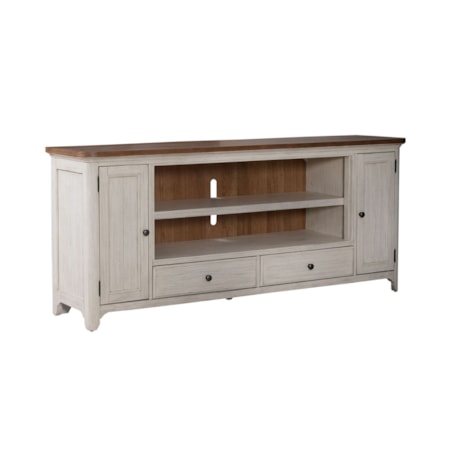 80 Inch Fireplace TV Console