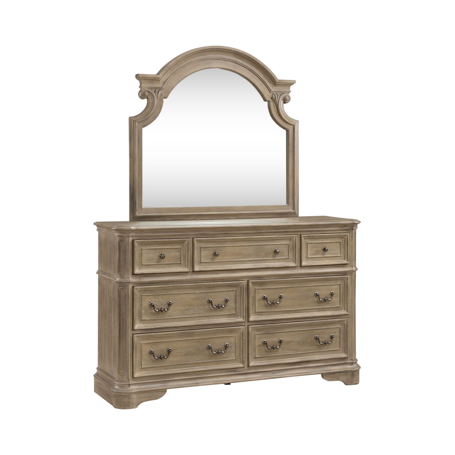 7-Drawer Dresser &amp; Mirror Set