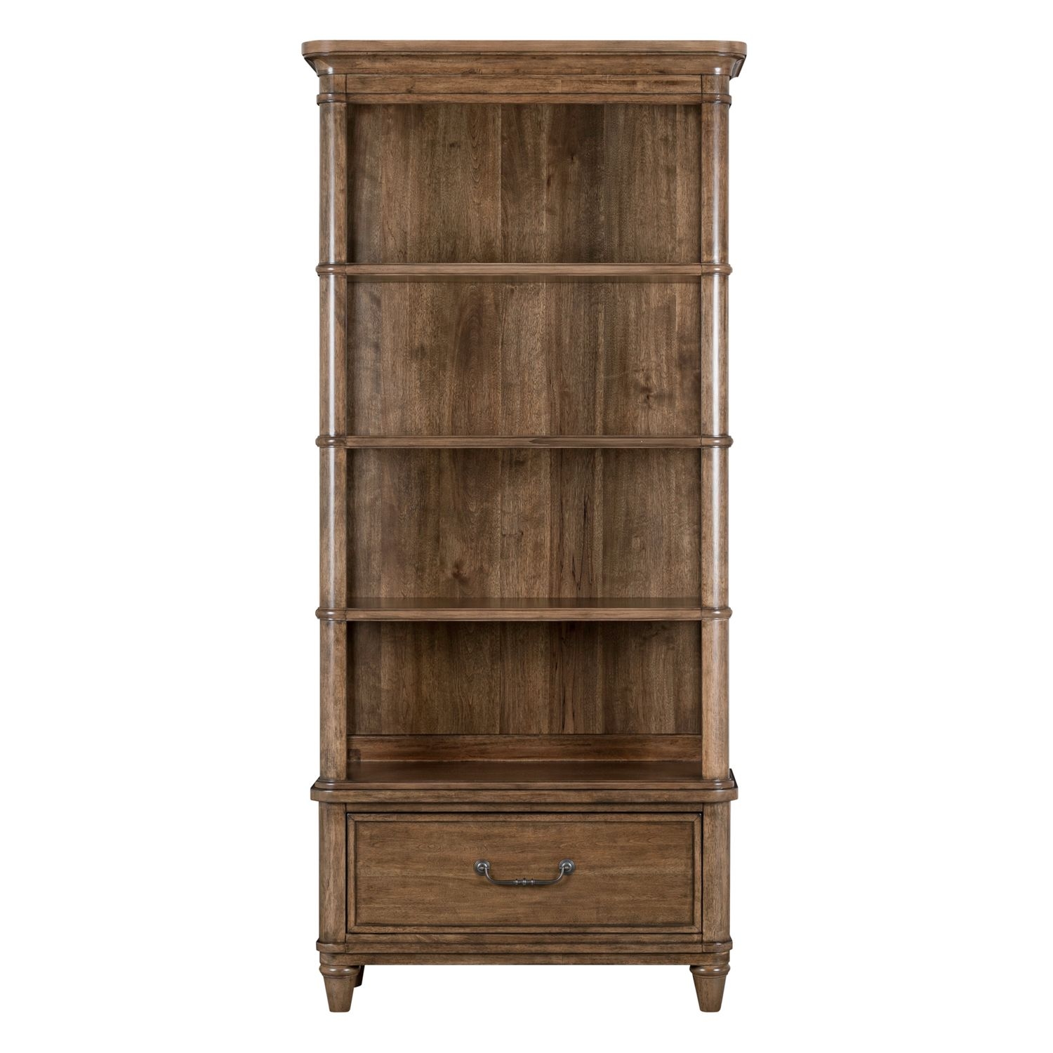 Three-Shelf Bookcase w/Storage Drawer