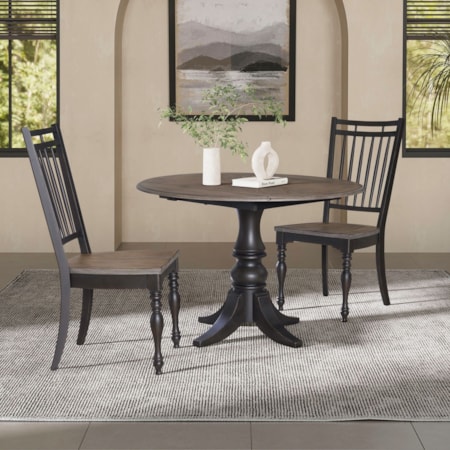 Opt 3 Piece Drop Leaf Table Set