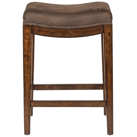 Upholstered Console Stool