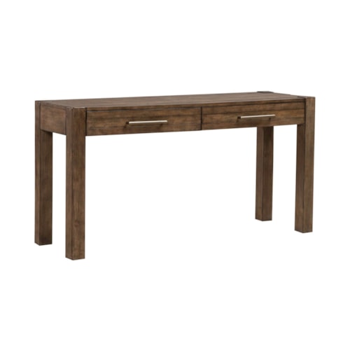 Transitional Console Table with Drawer Storage