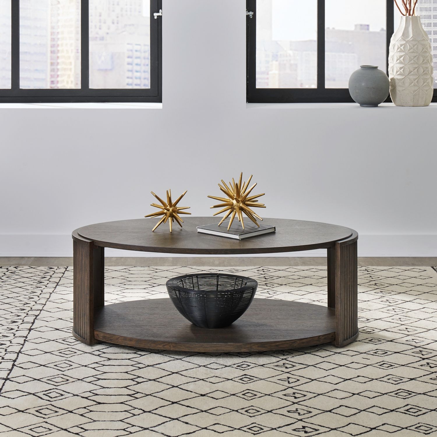 Liberty Furniture City View Oval Cocktail Table