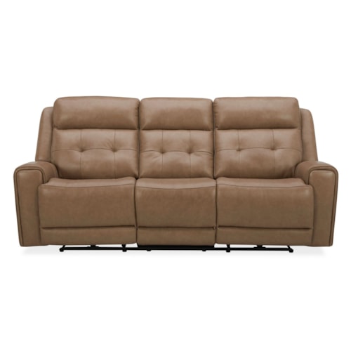 Casual Power Reclining Sofa with USB Ports
