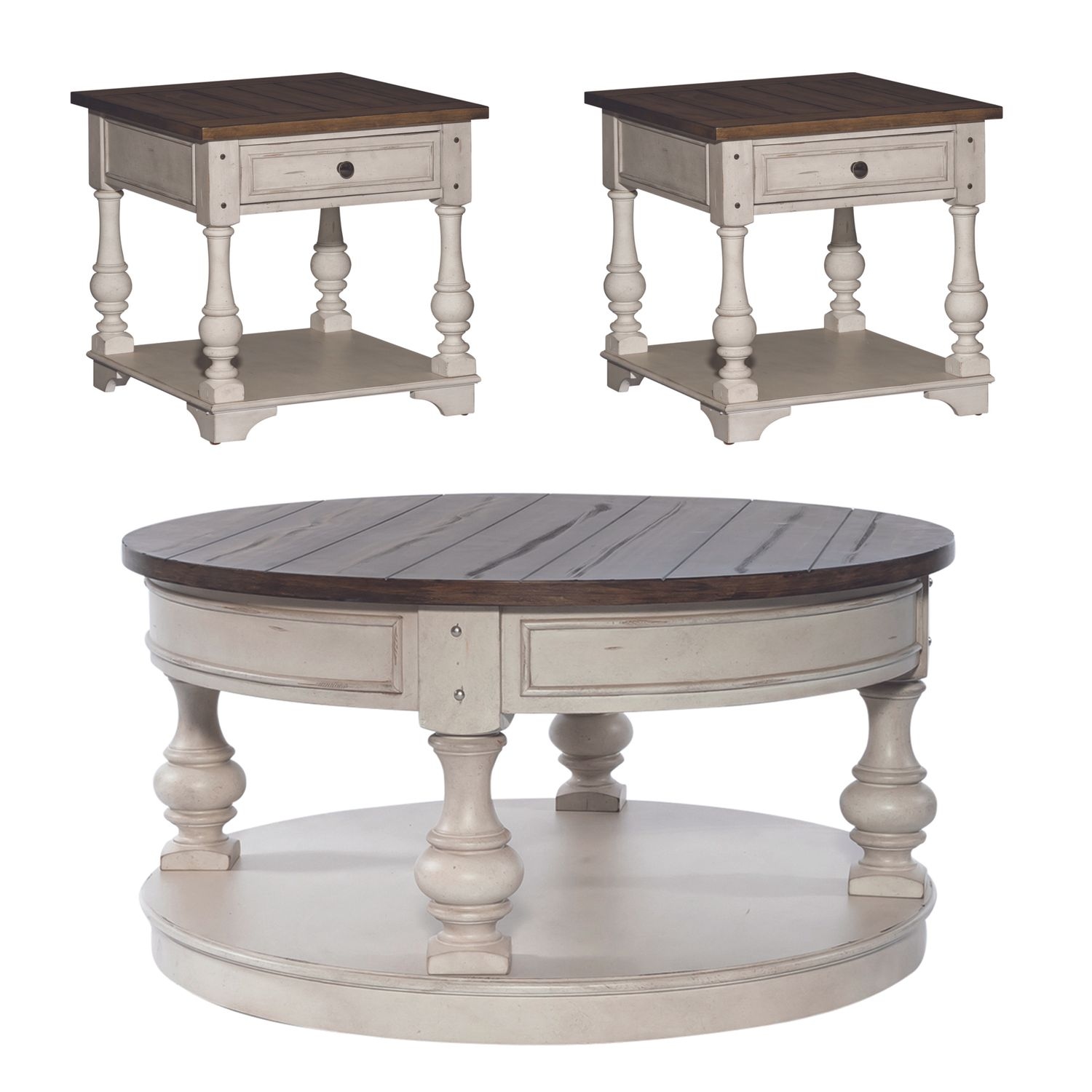 Liberty Furniture Morgan Creek 3-Piece Occasional Table Set
