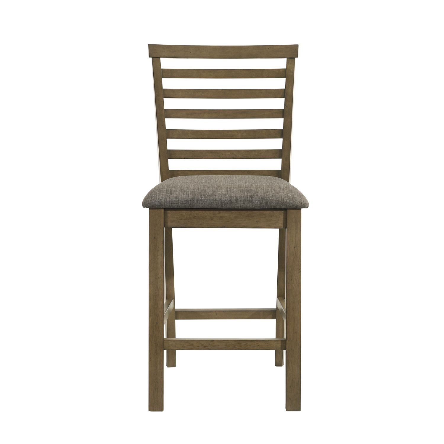 Upholstered Ladder Back Counter Chair