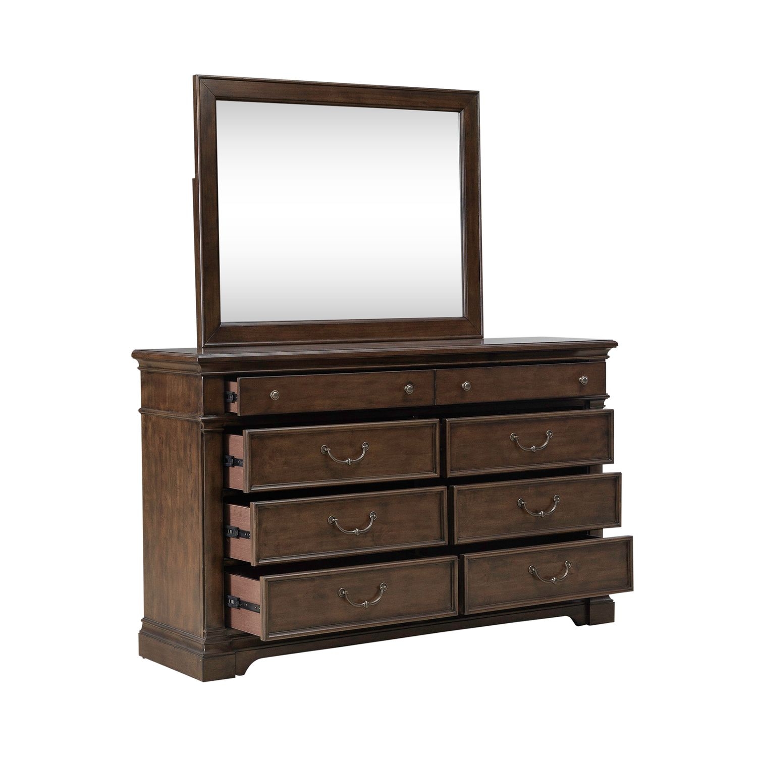 8-Drawer Dresser and Landscape Mirror