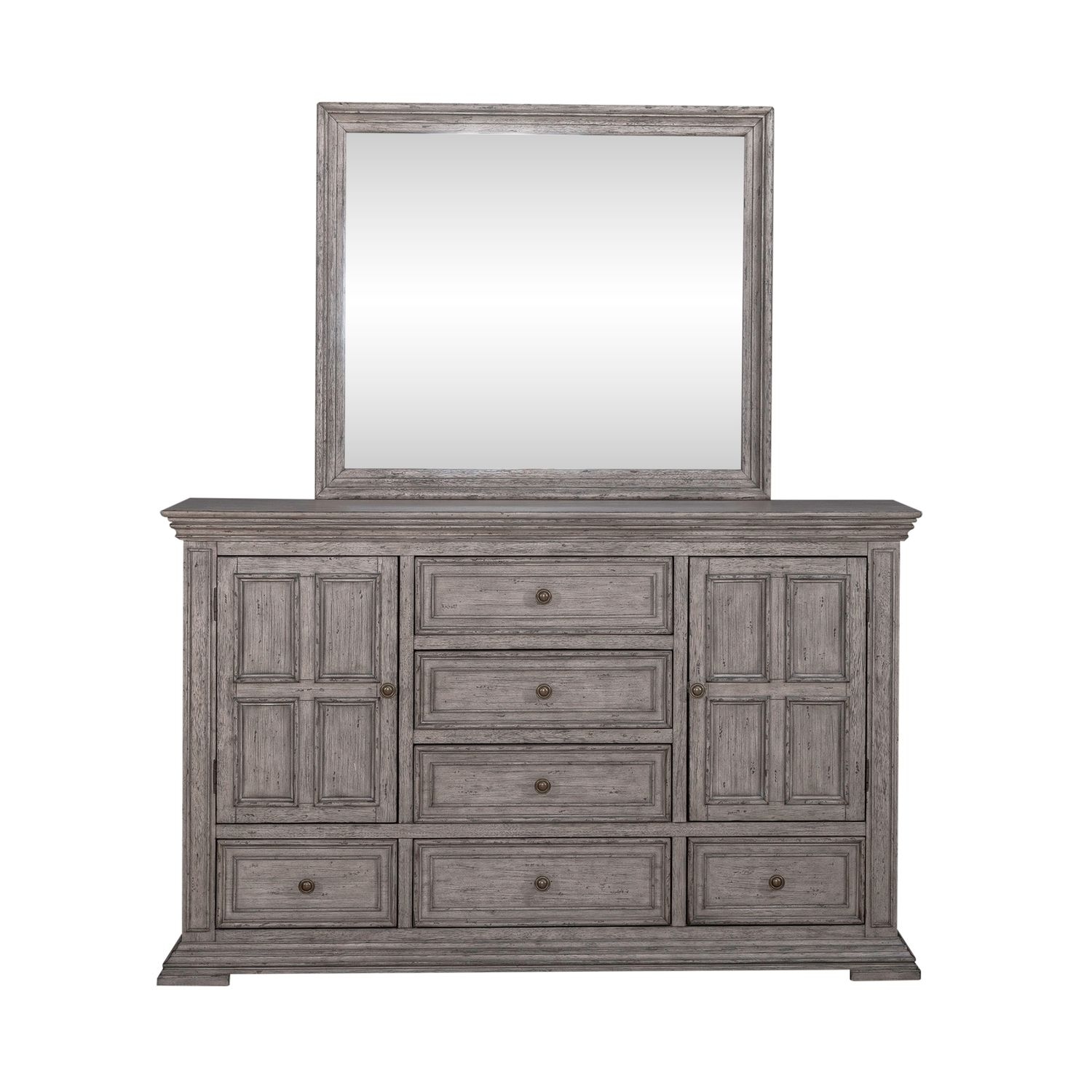 Liberty Furniture Big Valley Dresser & Mirror