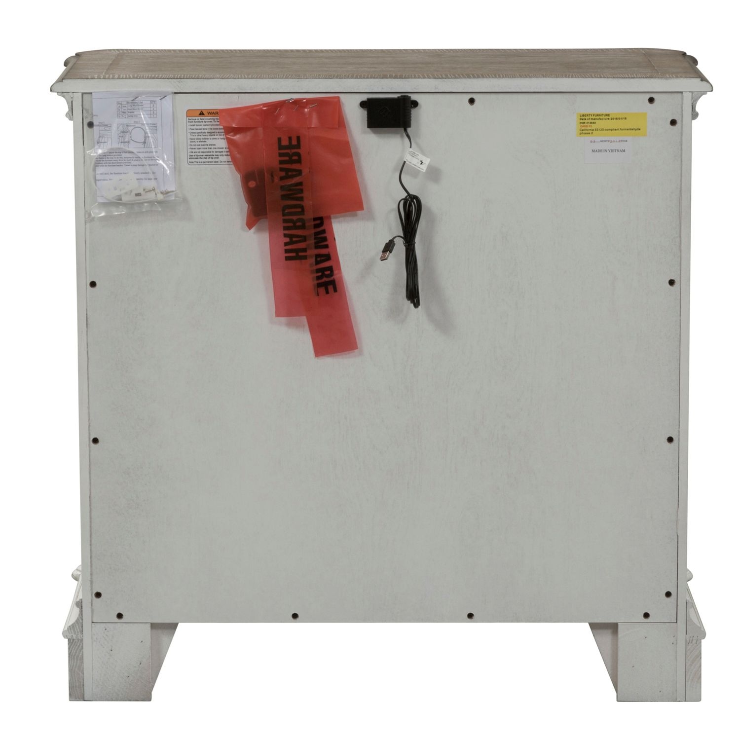 Liberty Furniture Magnolia Manor 3 Drawer Bedside Chest