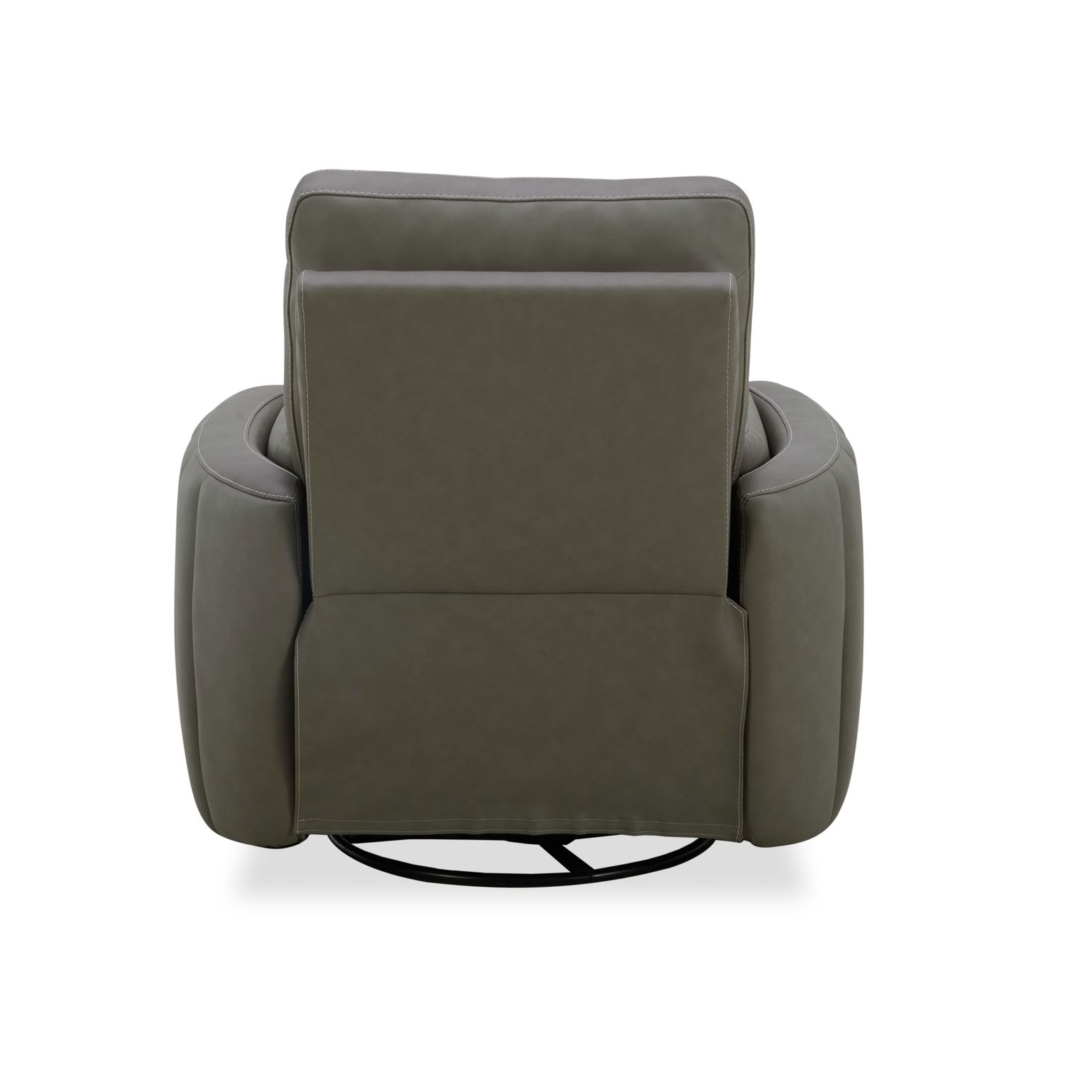 Swivel Glider Power Recliner w/Arm Pillows