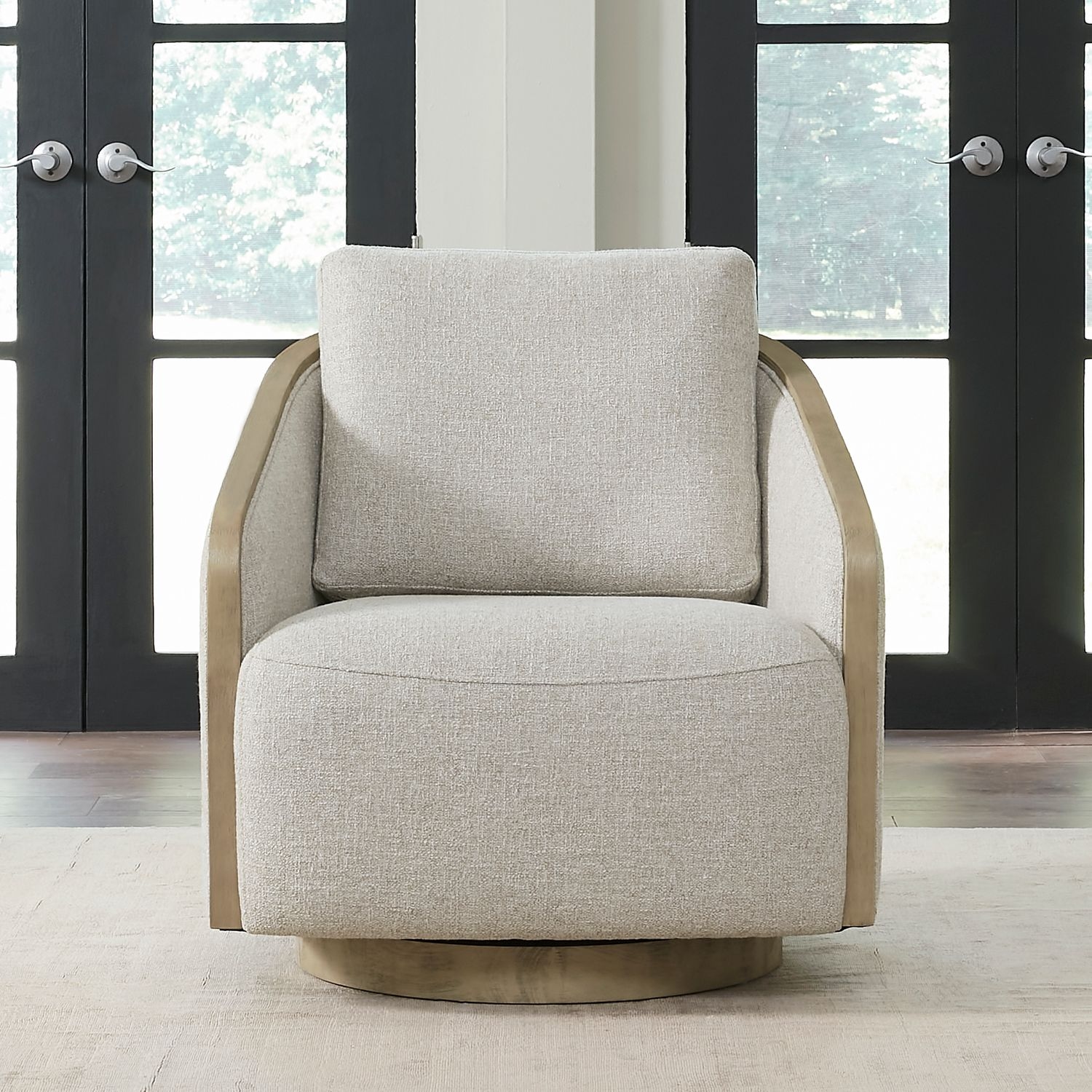 Liberty Furniture Nora Upholstered Swivel Accent Chair