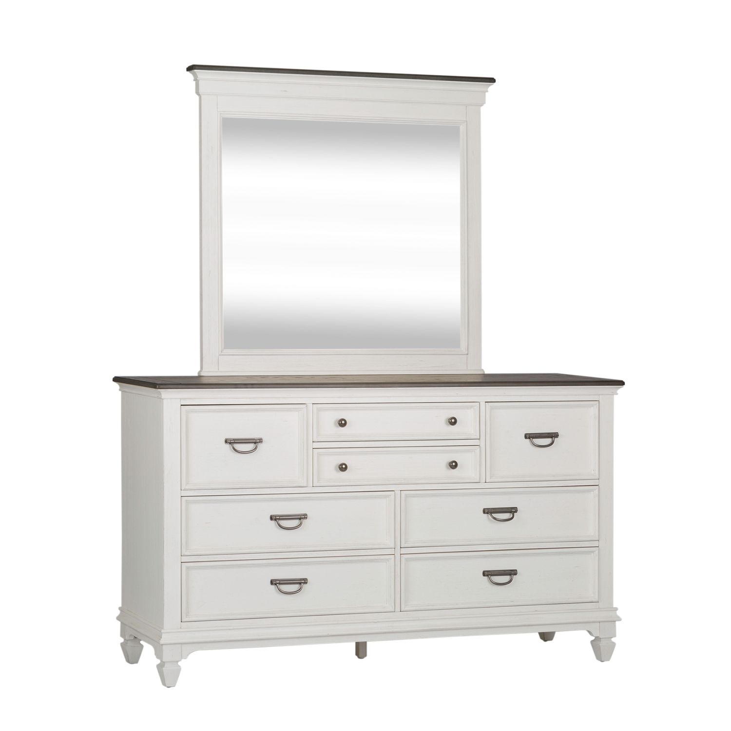 8-Drawer Dresser &amp; Mirror