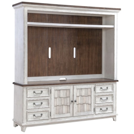 Entertainment Center with Piers